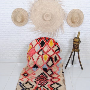 Vintage Beautiful Azilal Rugs, Genuine Wool Rugs, Handmade Moroccan Azilal Rugs, Berber Carpets, Area rugs, Tapis Marocain