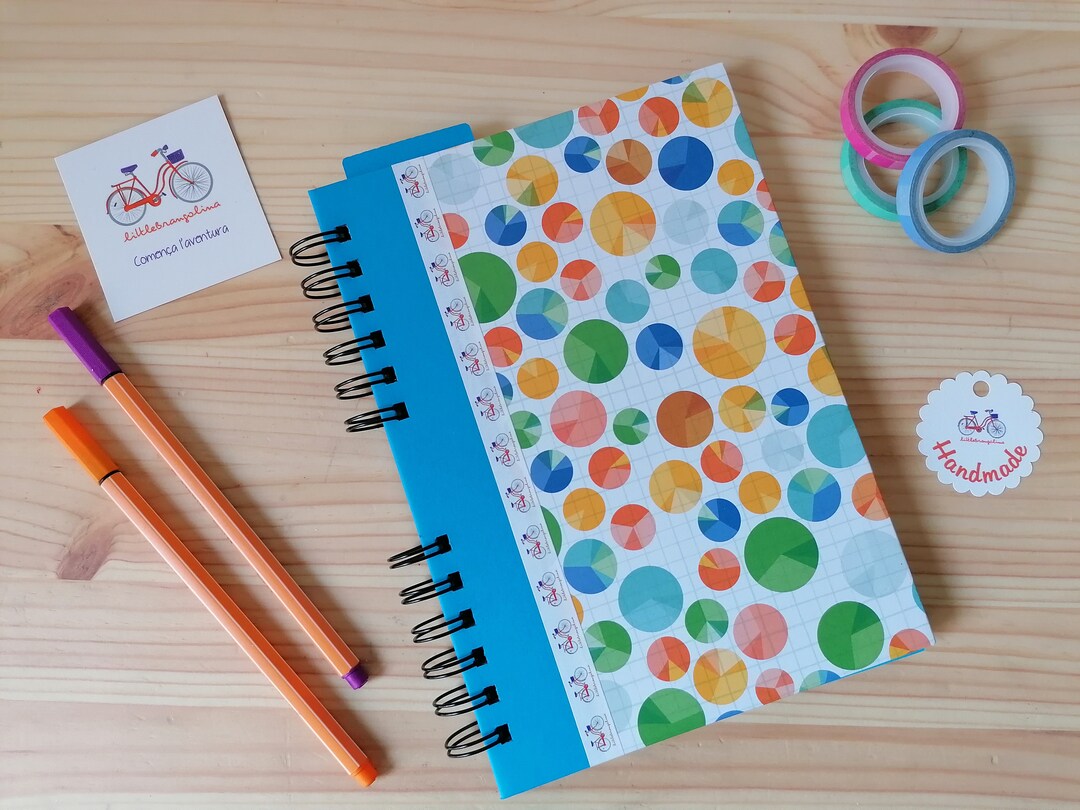 Spiral Notebook Notebook Spiral Bound Dot Grid Notebook Etsy