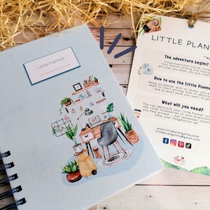 Diario fatto a mano senza data – Personalizzabile – Agenda perpetuo a spirale – Regalo creativo e personalizzato
