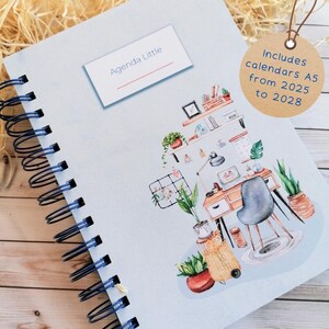 Personal Planner, Weekly Planner, Personal Journal, Customizable Planner, Undated planner for handmade lovers, Desk, Gift, MyWorkspace Set
