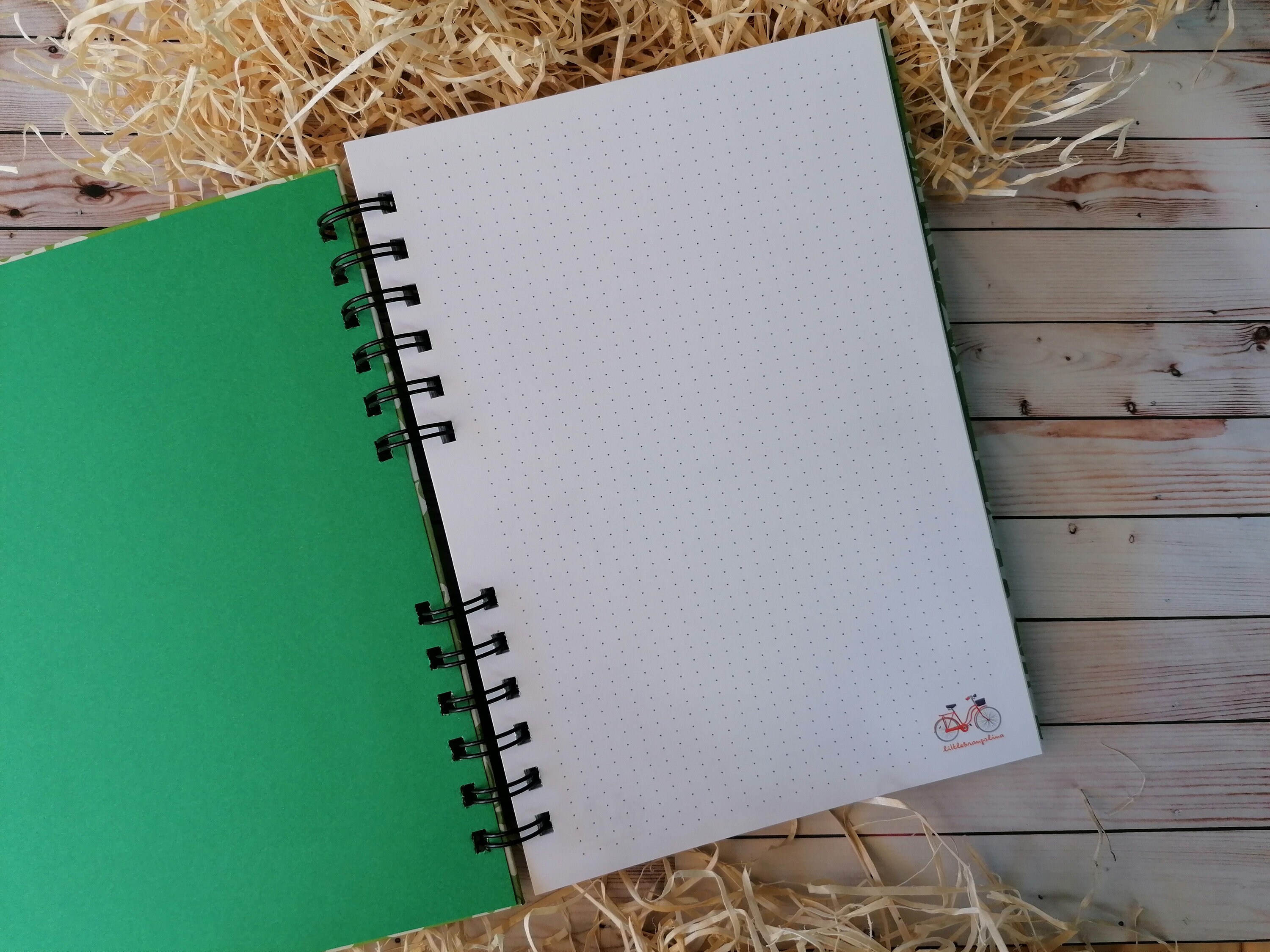 Spiral Notebook, Notebook, Spiral Bound Dot Grid Notebook, Hard Cover