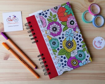 Spiral Notebook, Notebook, Spiral Bound Dot Grid Notebook, Journal, Work Notes, Guest Book, Personalized Gift, Size 8,2” x 5,9”.