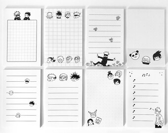 Manga Notepad Etsy