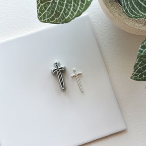 RESIN Mini Sword Clay Cutter | Halloween Clay Cutters | Cutters for Polymer Clay