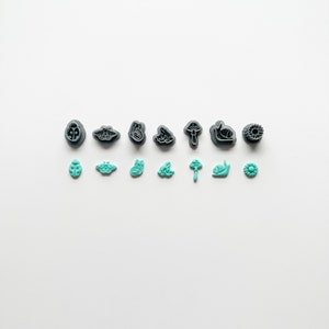 Frühling Futter Ausstechformen Set | Wildtier Ton Ausstecher | Ausstecher für Polymer Clay