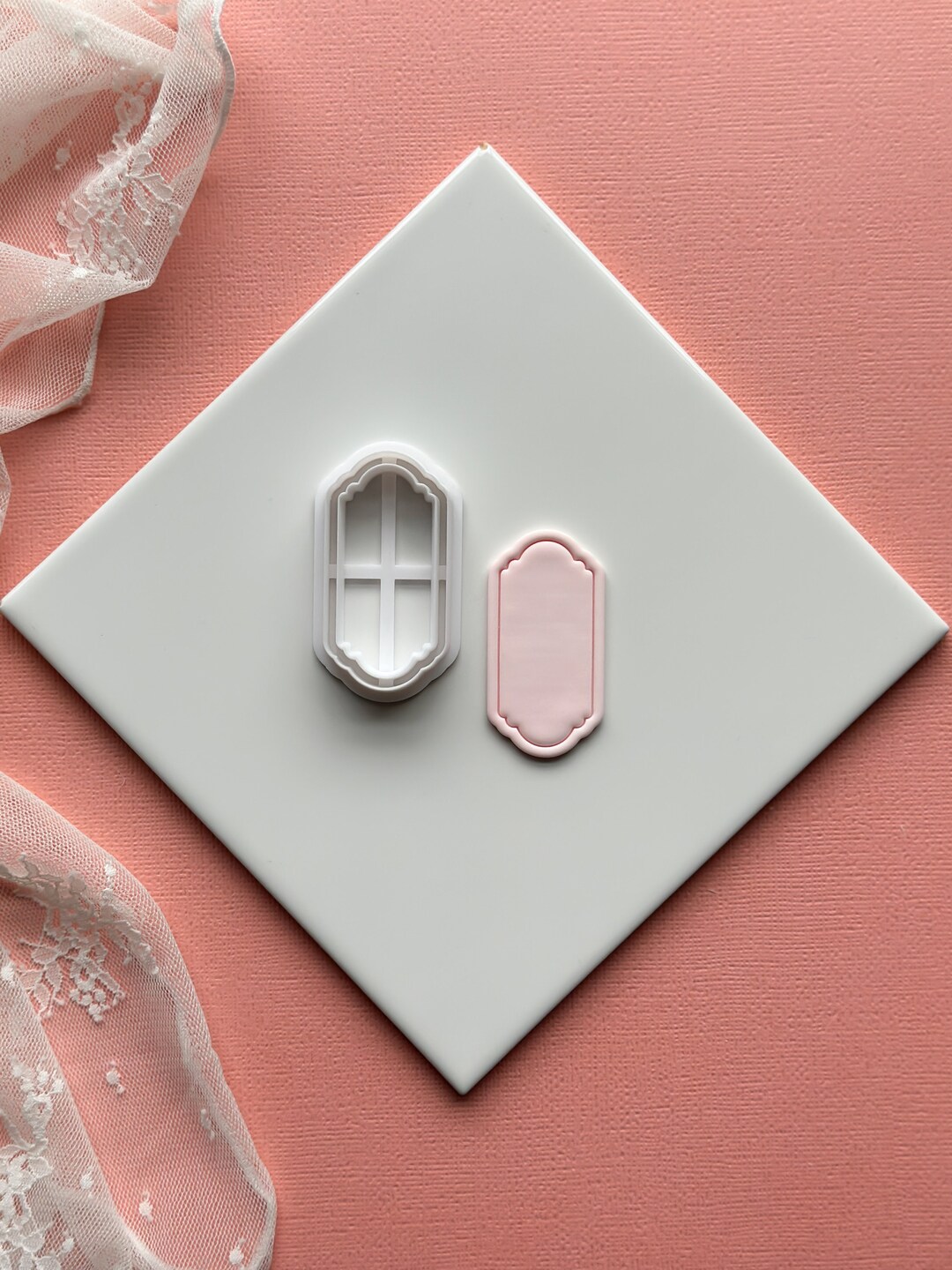 NEW Double Border Frame Clay Cutter | Embossing Clay Cutters | Cutters ...