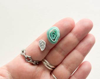 Resin Oyster Stud Clay Cutter | Tin Fish Clay Cutters | Summer Picnic Cutters for Polymer Clay