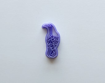 Perched Raven Clay Cutter | Halloween Clay Cutters | Cutters for Polymer Clay