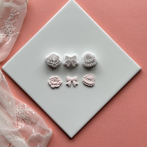 NEUE Girlycore Clay Cutter Stud Pack | 12 mm Gummimasse Ausstecher | Ausstecher für Polymer Clay
