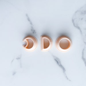Small Moon Phase Clay Cutter Set
