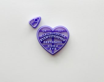 Heart Spirit Board Clay Cutter | Halloween Clay Cutters | Spooky Clay Cutters