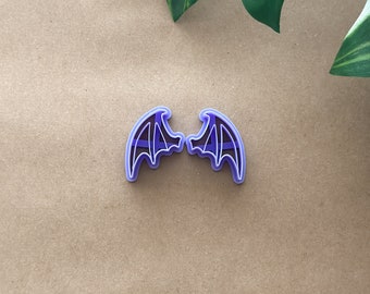 Bat Wing Clay Cutter Set | Embossing Clay Cutters | Cutters for Polymer Clay
