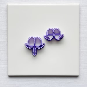 Bleeding Heart Clay Cutter | Floral Clay Cutters | Flower Cutters for Polymer Clay