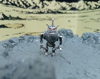 【希少】映画『ザスーラ』ブリキ製ぜんまい式ロボット Schylling社製 巨大なザスーラ限定版ロボット。ビンテージのゼンマイ巻き上げ式ブリキ