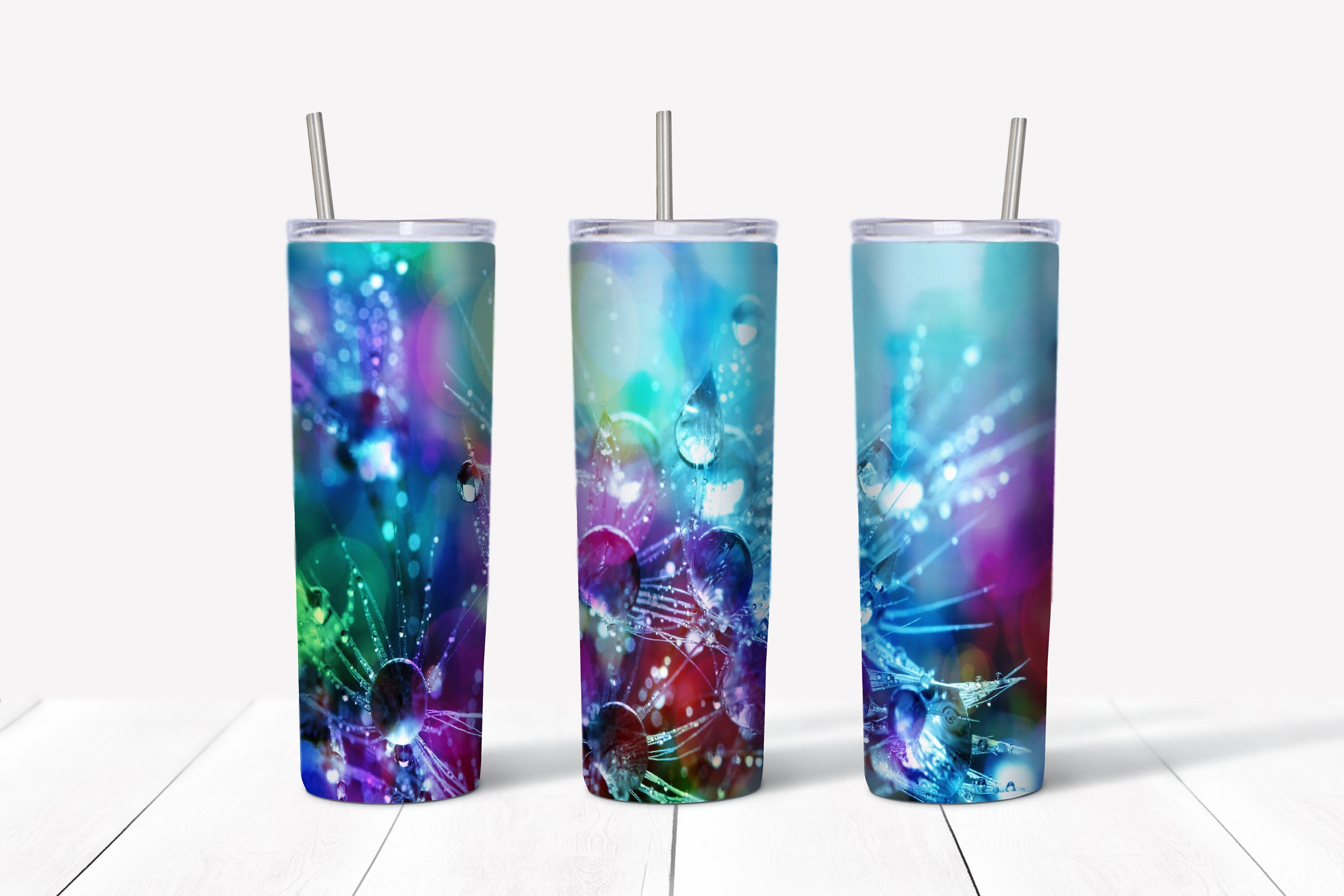 Color Burst Tumbler Fast Turnaround Etsy