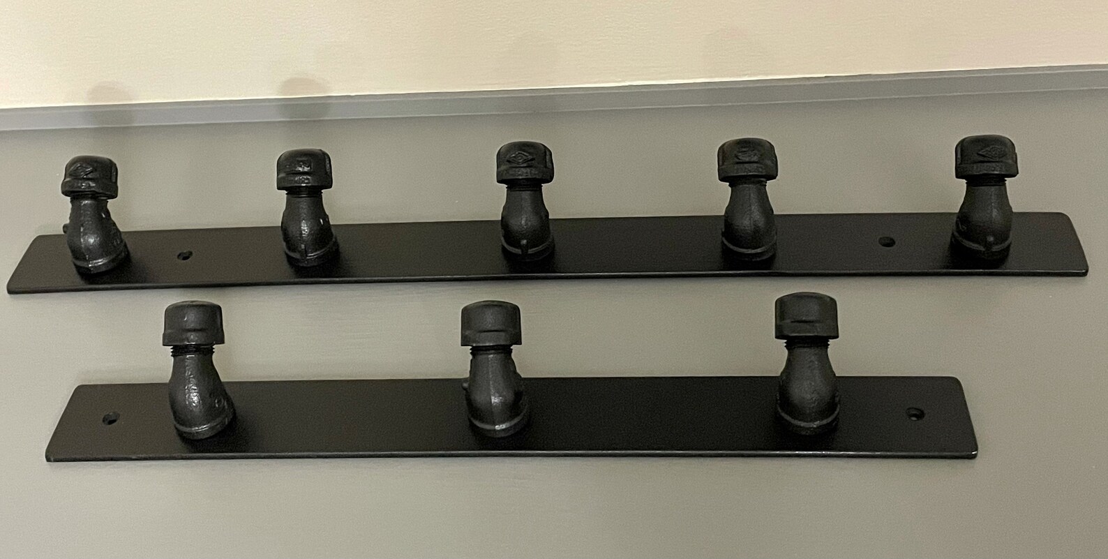 Industrial Pipe Coat Rack Modern Coat Hooks Wall Hooks Etsy