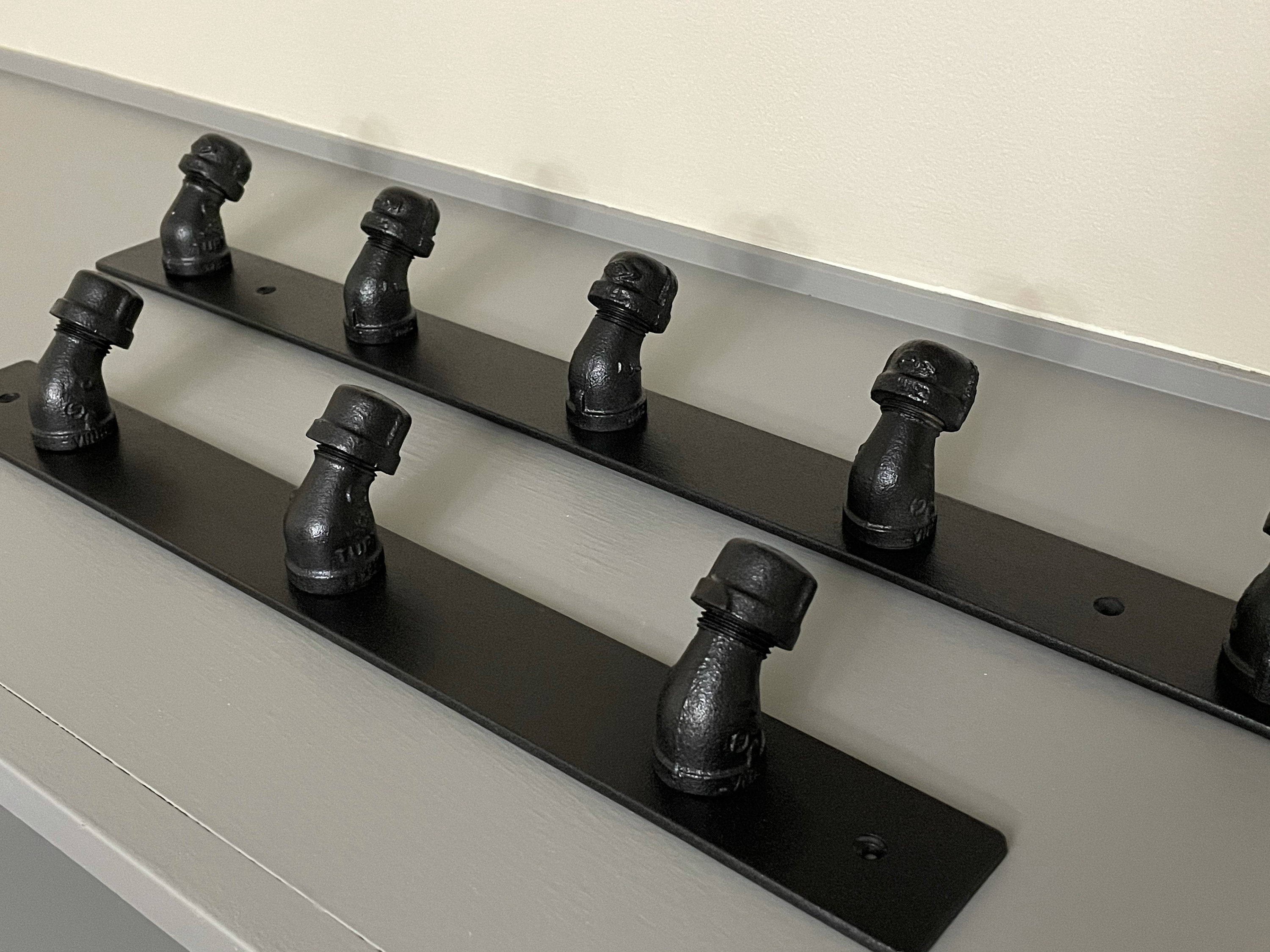 Industrial Pipe Coat Rack Modern Coat Hooks Wall Hooks Etsy