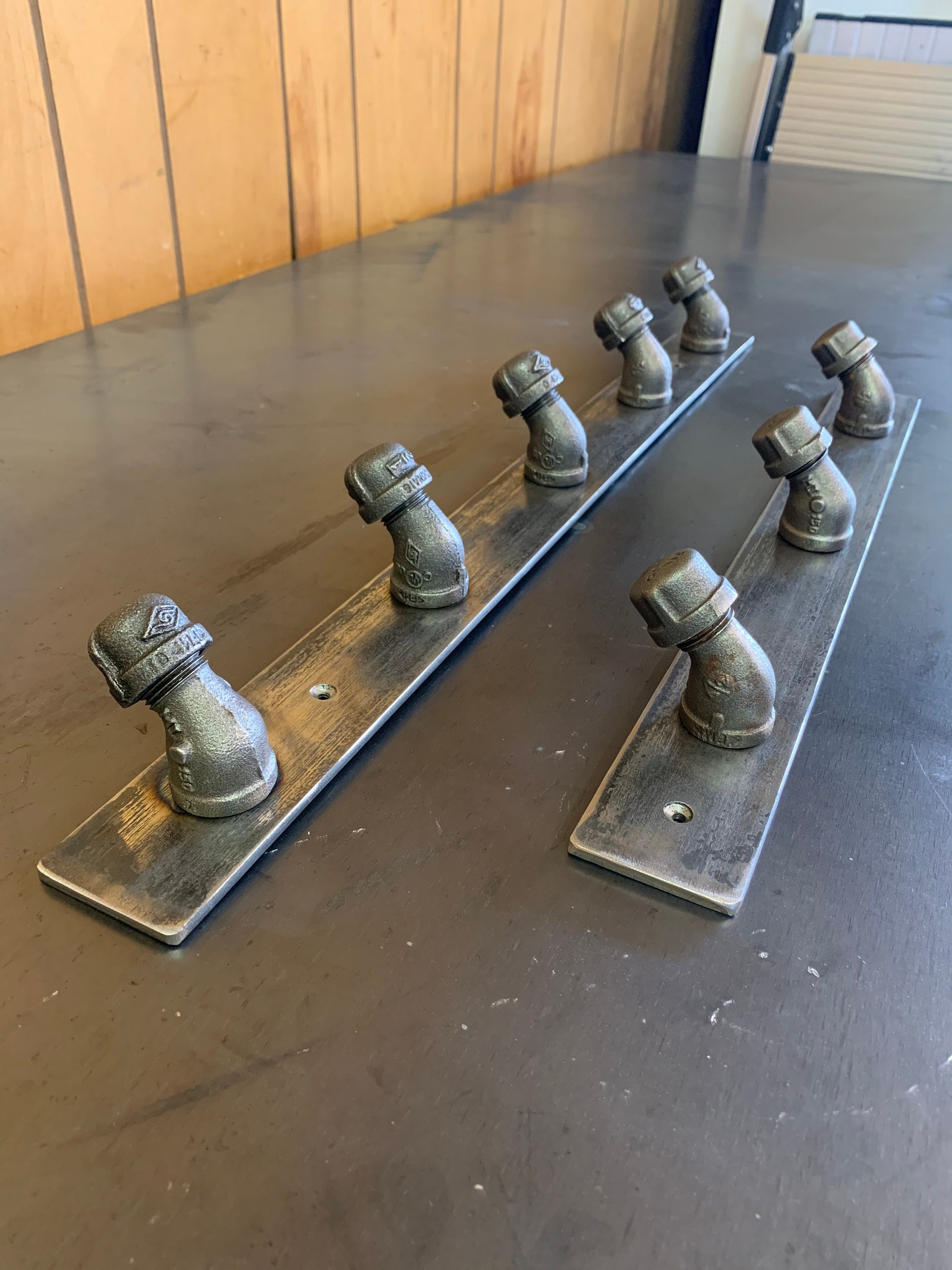 Industrial Pipe Coat Rack Modern Coat Hooks Wall Hooks Etsy