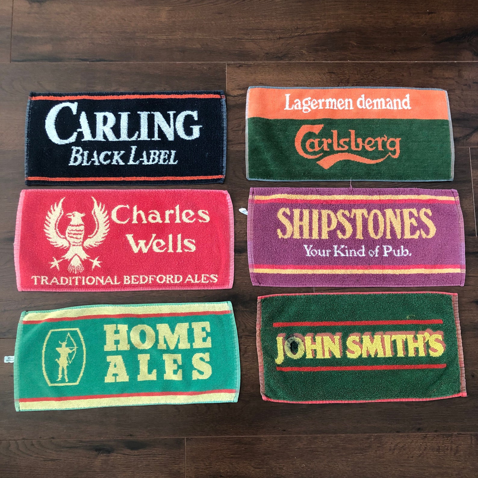 Vintage Pub Beer Towels European bar towels 100 Cotton Etsy