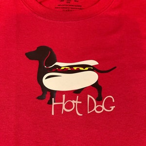 Hot Dog/Weiner Dog/Humor/Kids Shirt