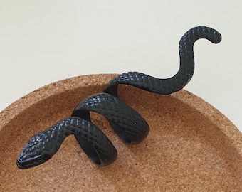 Gothic Style Snake Ring, Adjustable