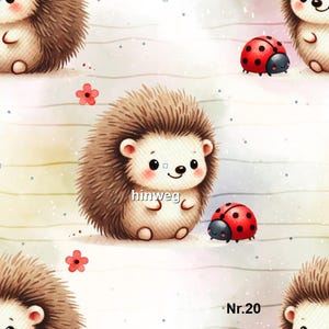 Digitales Stoffdesign Stoffdruck nahtloses Muster Tiere Baby Kinderstoffe