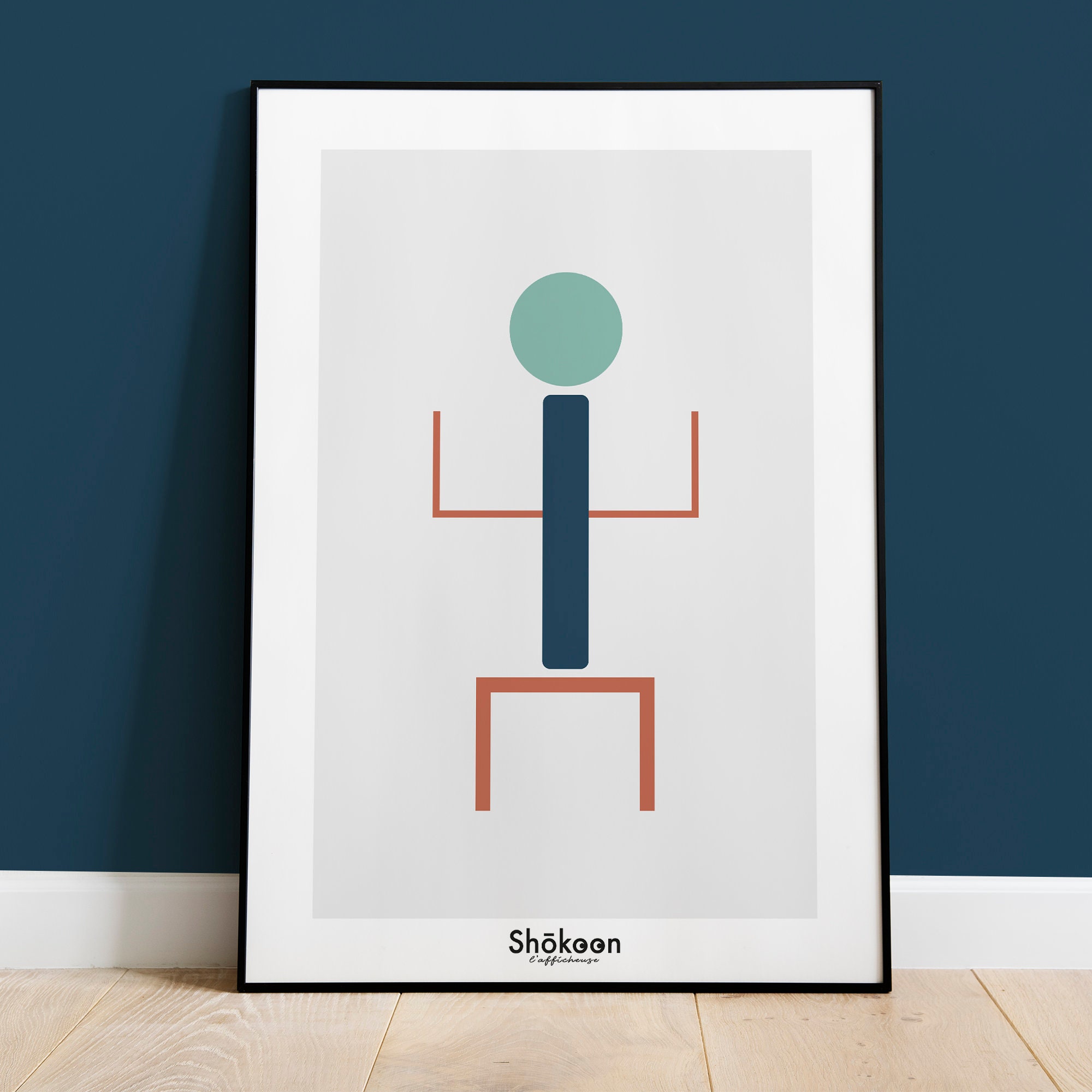 Affiche Graphique Totem 1 | Affiche & Poster Décoration Murale Tendance