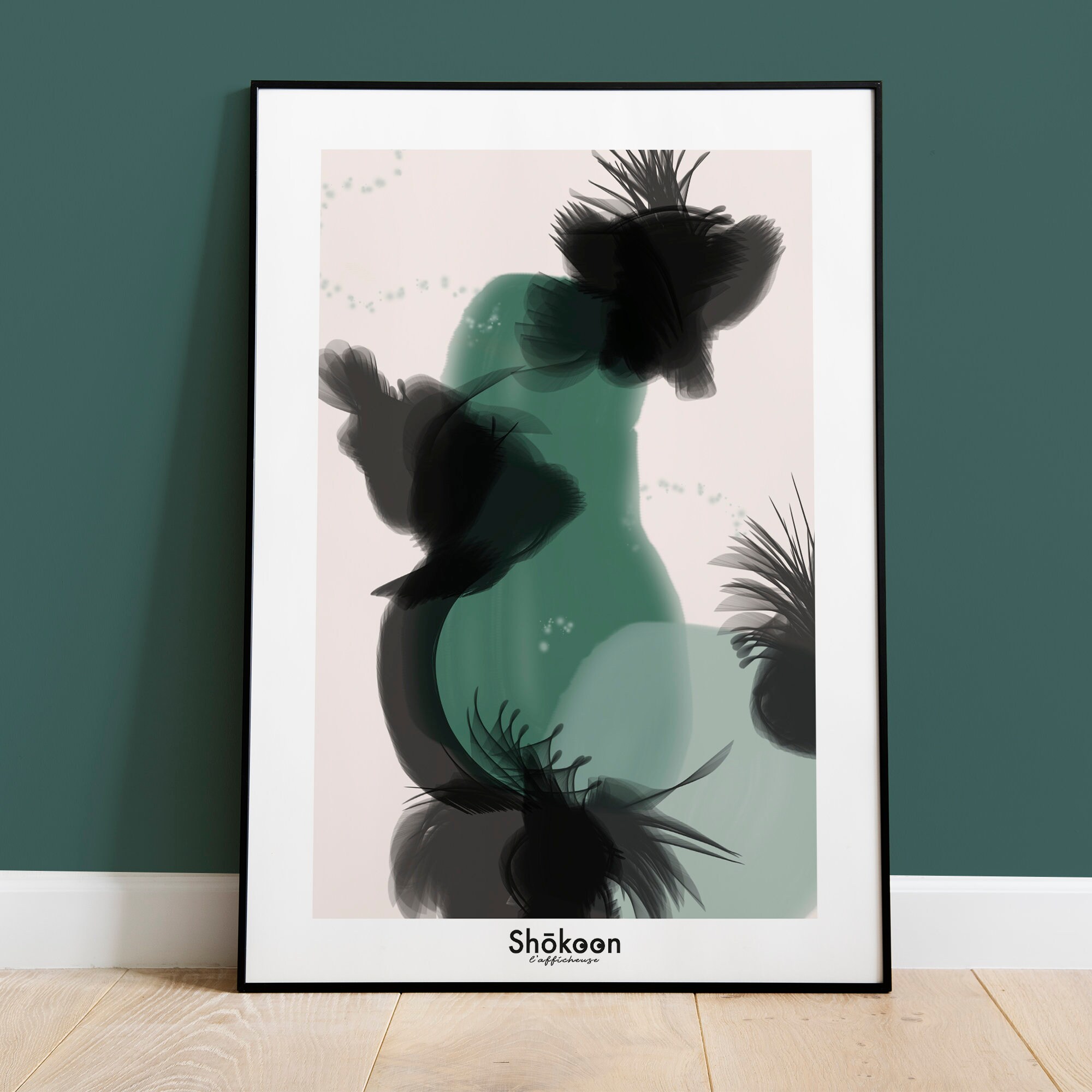 Affiche Abstraite Eclosion | Affiches & Poster Pour Décoration Murale Tendance