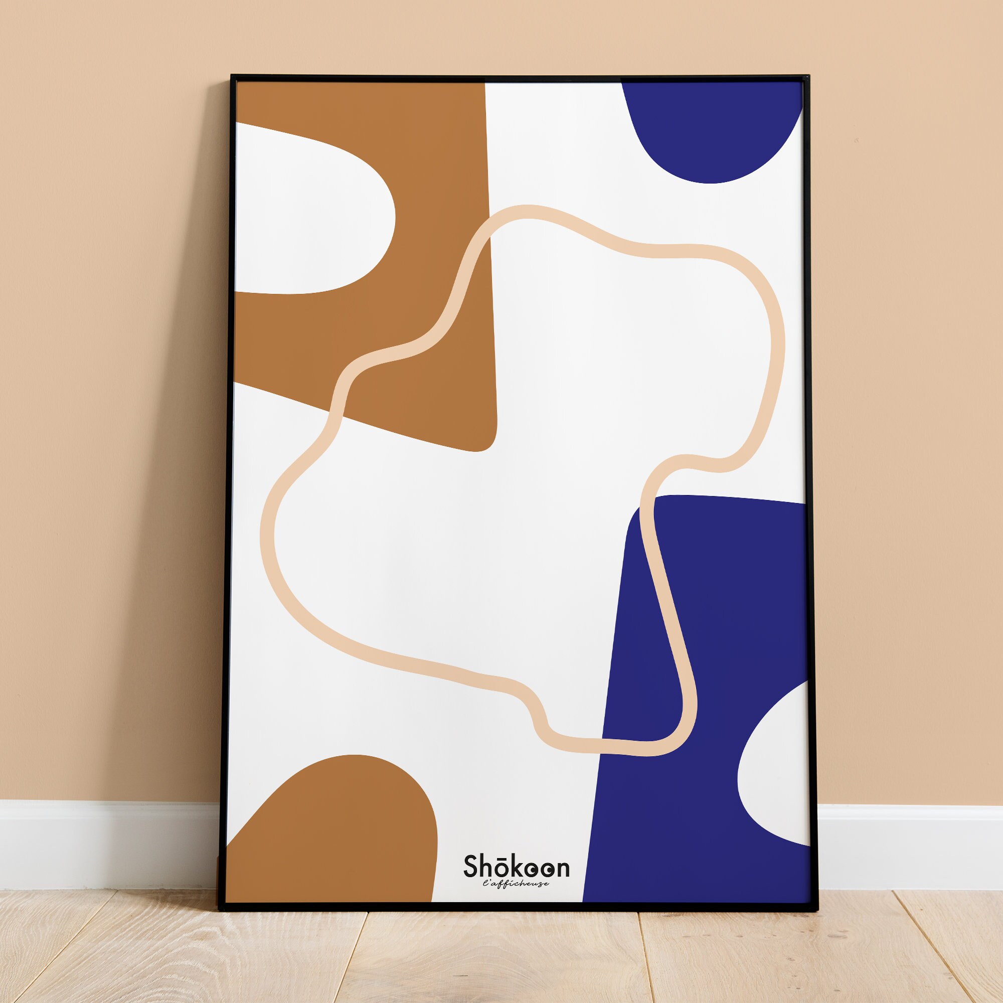 Affiche Abstraite Design Art Geometric | Affiche & Poster Décoration Murale Tendance