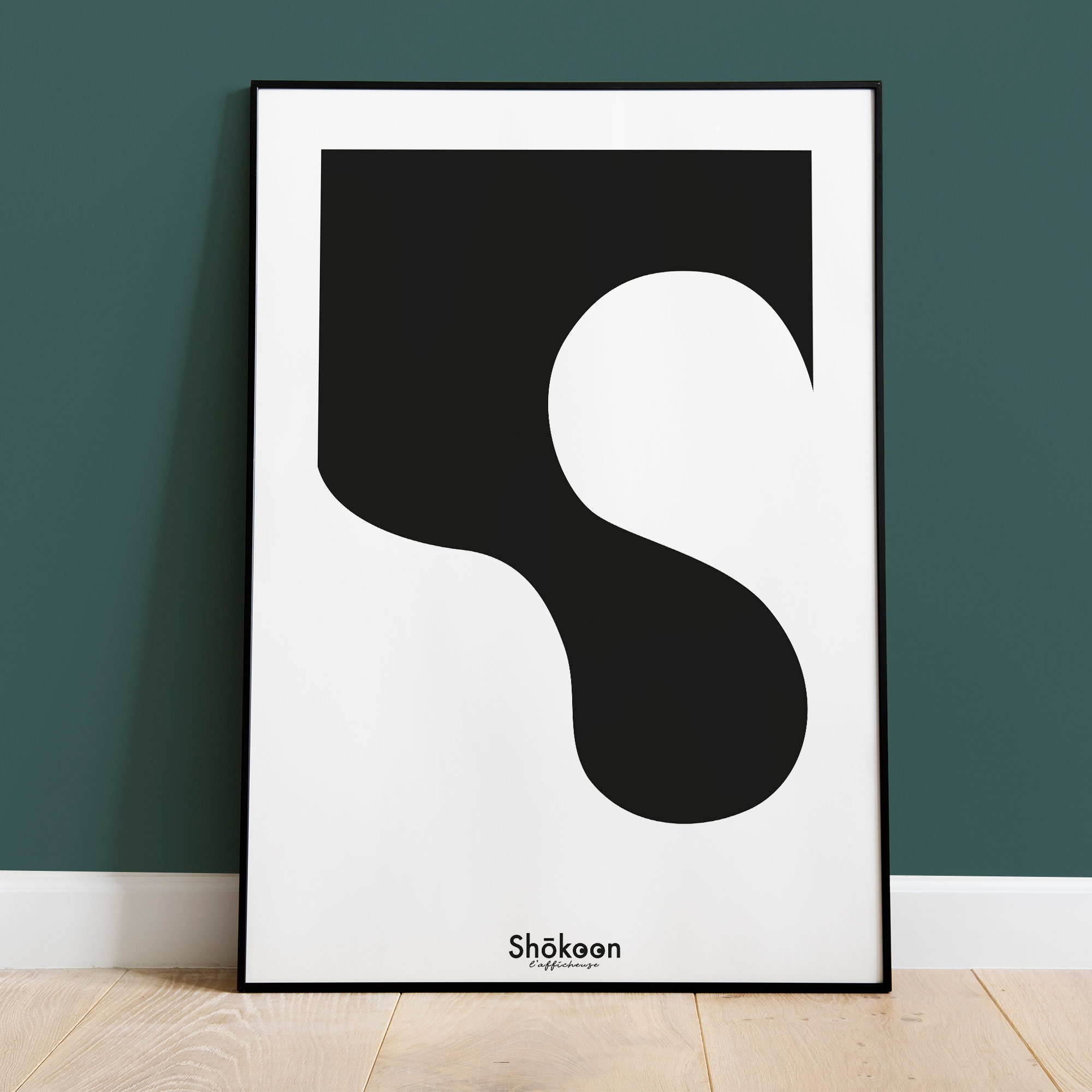 Affiche Abstraite Harmony Black | Affiche & Poster Décoration Tendance