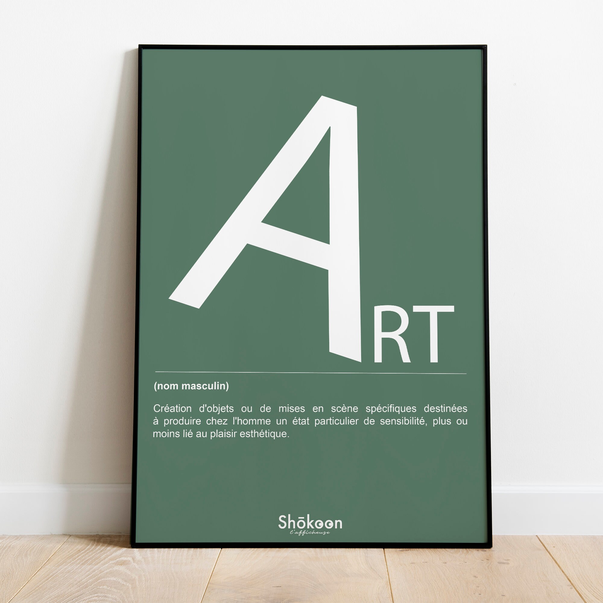 Affiche Définition Art Definition | Affiche & Poster Décoration Murale Tendance