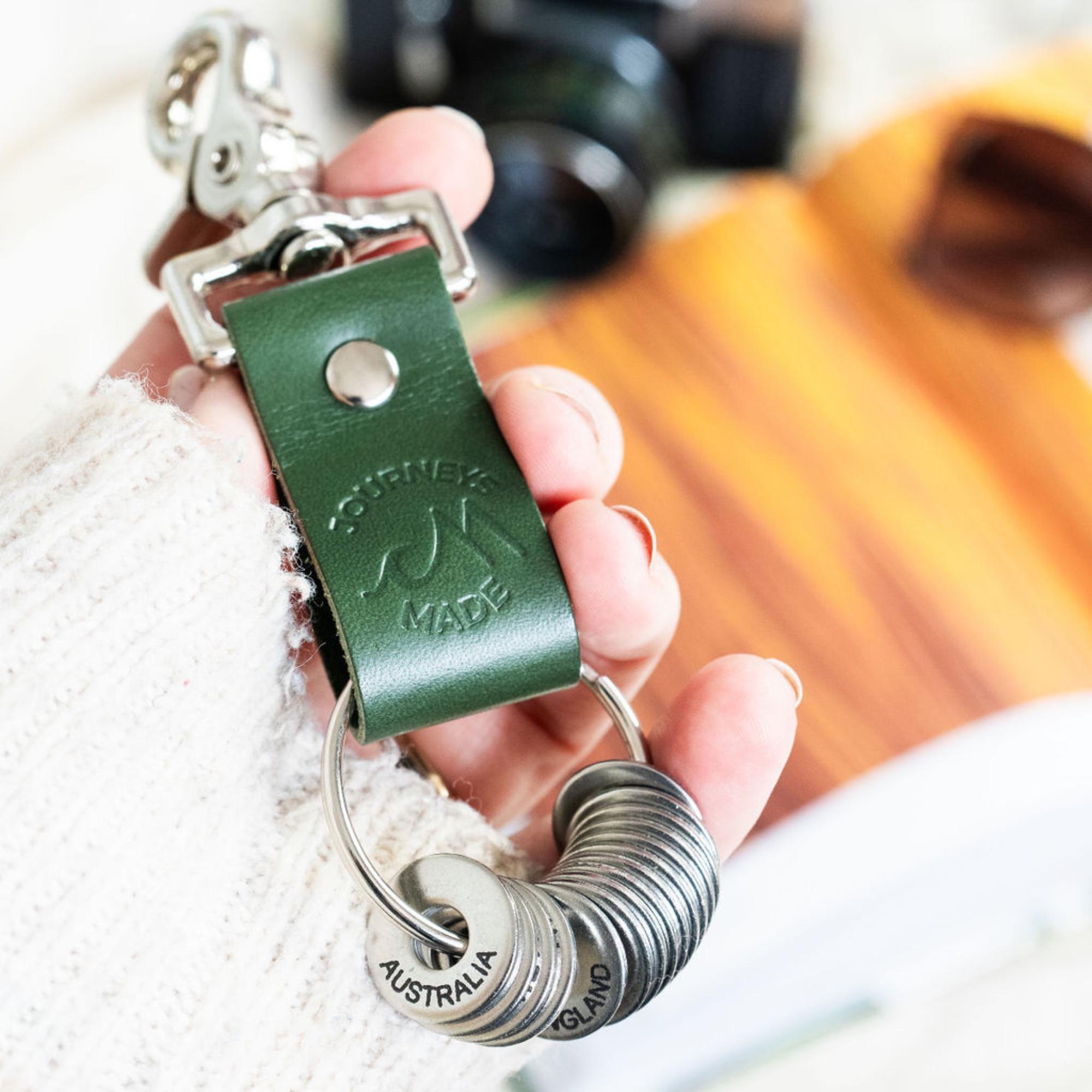 Travel Keychain & Country Tokens, Gifts for a Traveler, Traveller ...