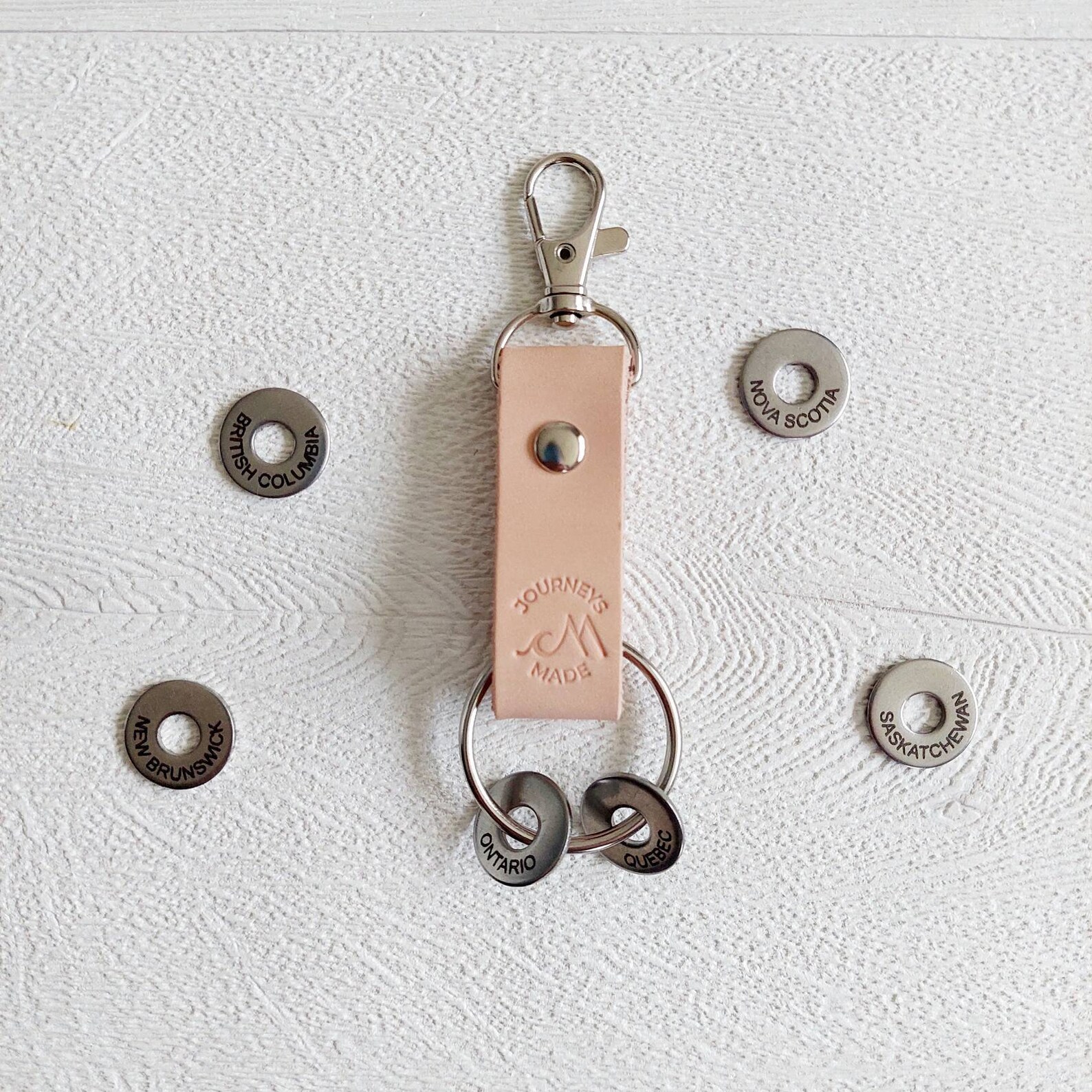 Engraved Canada Travel Token for Travel Keychains Etsy