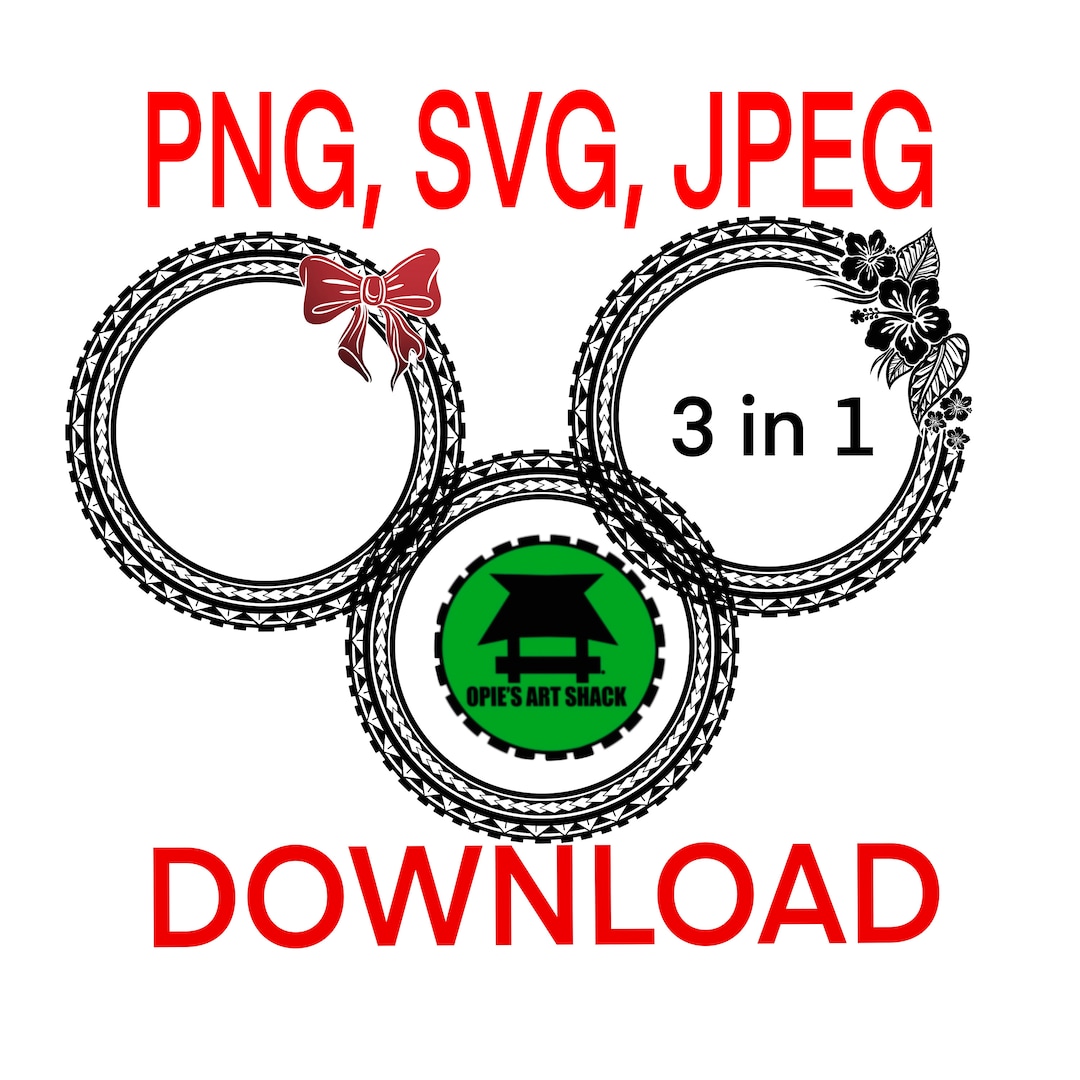 Circle Border SVG , Polynesian Tribal Pattern, Border SVG, Wood Sign