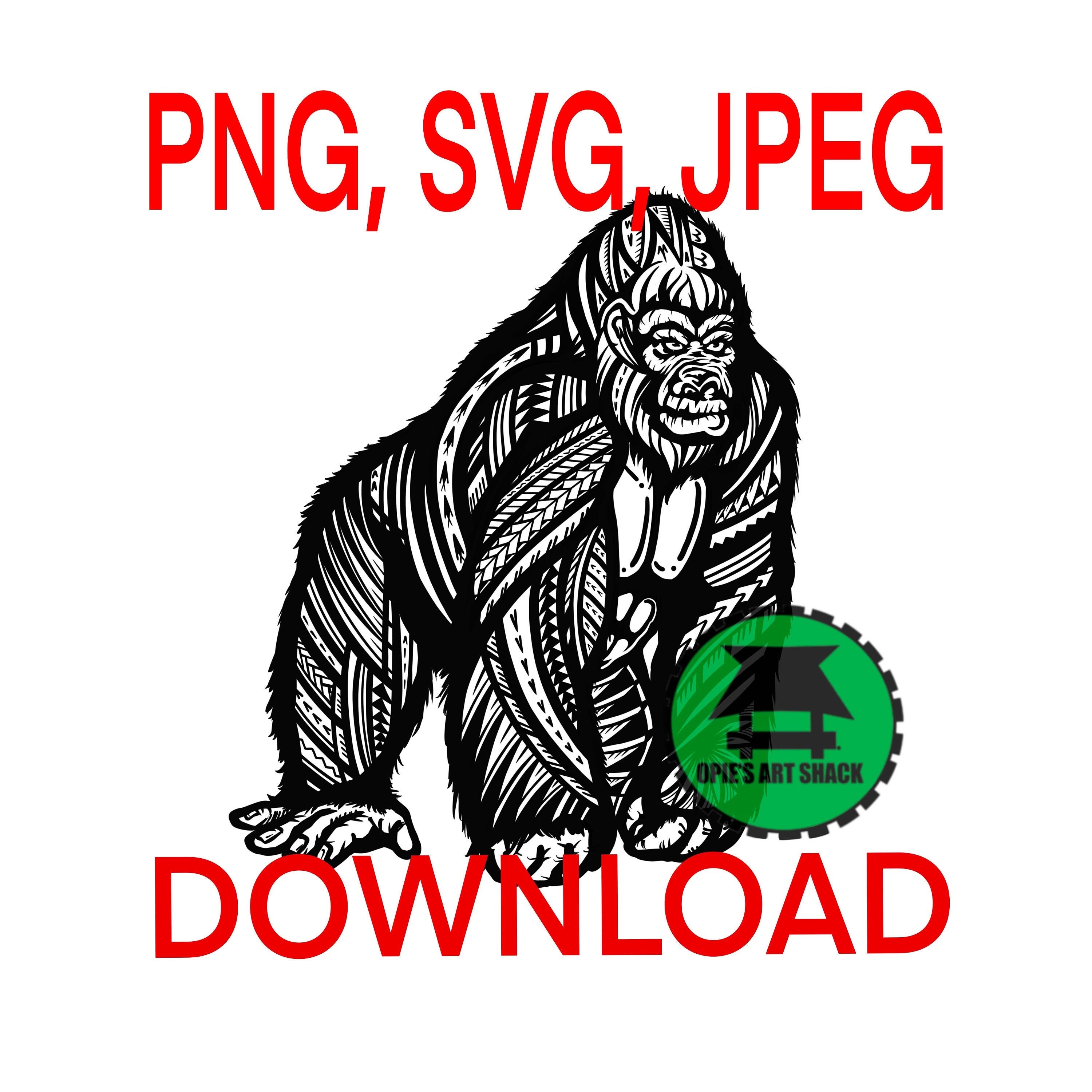 Gorilla Tag SVG, Gorilla Tag Vr Gamer SVG - WildSvg