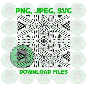 Malu tribal png svg Polynesian pattern, tribal Polynesian paper wall art, Samoan female tattoo