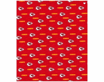 Kansas City Chiefs Fabric Etsy