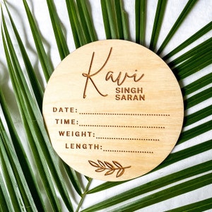 Signe de nom de bébé | | de faire-part de naissance Accessoires photo bébé par mois | cartes de jalon pour bébé | | cadeau bébé Boutons de jalon | Détails de la naissance