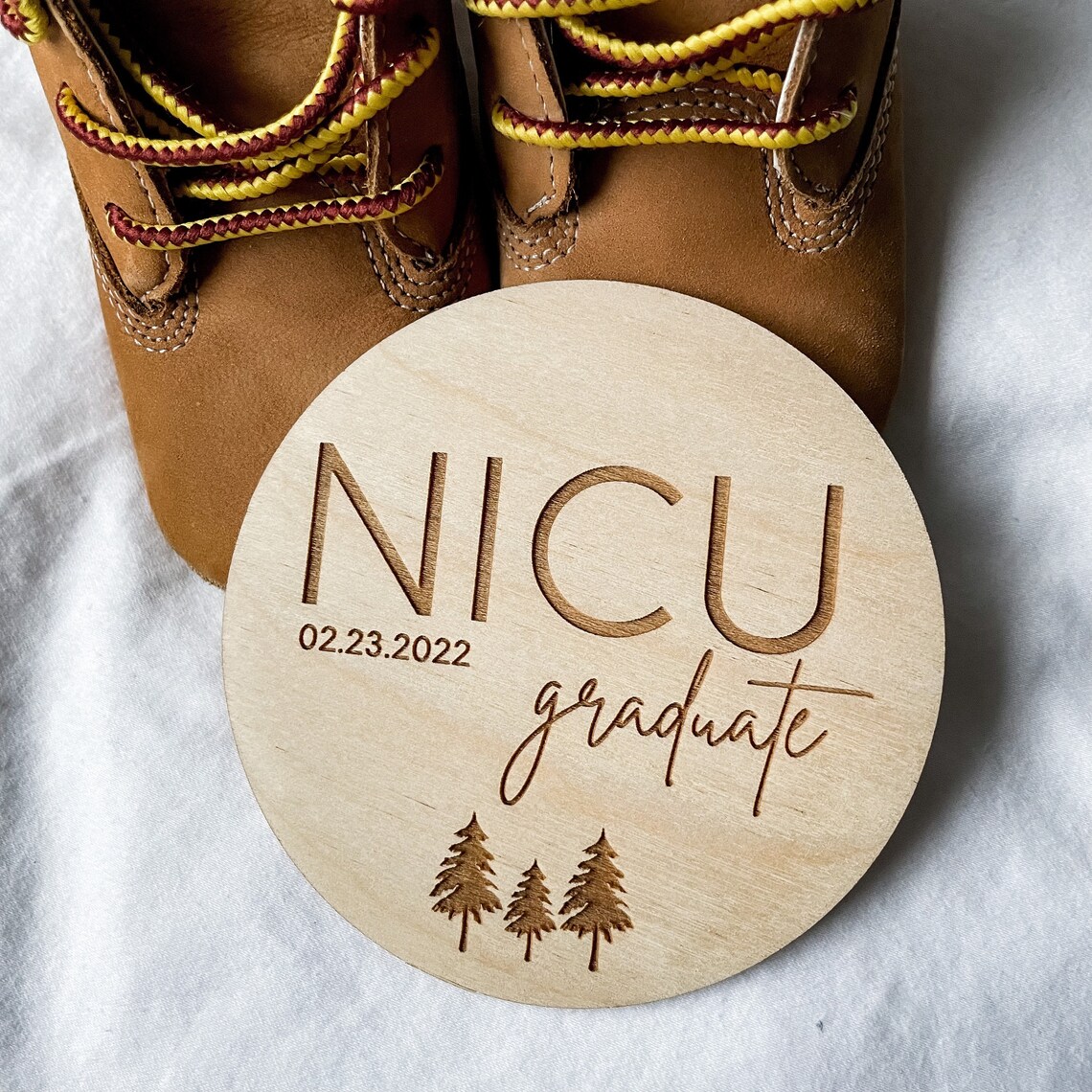 Nicu Grad Sign NICU Graduate Baby Sign | Birth Announcement | Baby by the Month Photo ...