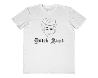 Dutch Aunt black letters Men's Lightweight Fashion Tee