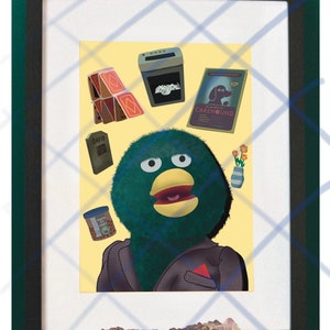 Don’t Hug Me I’m Scared Print DHMIS Gift For Him Gift For Her Christmas Spooky Weird Puppet Funny Poster Yellow Guy Red Guy Green Guy