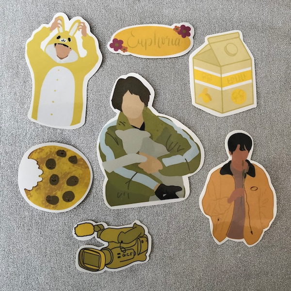 Jungkook Stickers Etsy