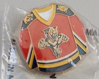 NHL Florida Panthers Red Jersey Pin Brand New! Off. Lic. Prod. Hockey OOP Vintage Great Gift!