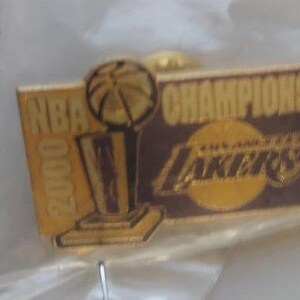 NBA Los Angeles Lakers 2000 NBA Champions Pin New in Package