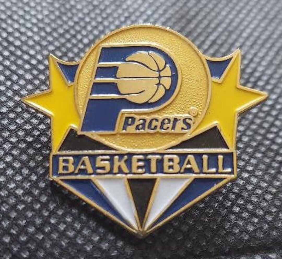 NBA Pacers Basketball Pin Indiana Pacers Stamped 1996 Imprinted ...