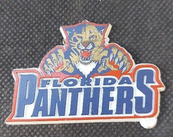 NHL Florida Panthers Logo Used Rubber Magnet Hockey