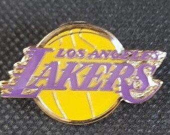 NBA Los Angeles Lakers Logo Pin Used Stamped AMINCO Basketball OOP Great Gift!!