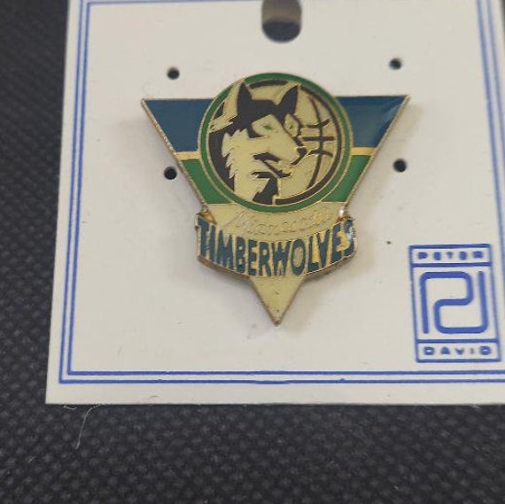 NBA Minnesota Timberwolves Vintage Pin 1990's Pet… - image 2