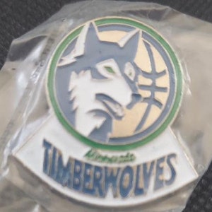 NBA Minnesota Timberwolves Logo Pin Basketball Great Gift!!! Wolves