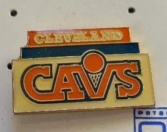 NBA Cleveland Cavaliers CAVS Old Logo Pin Peter David, 1992 Basketball OOP